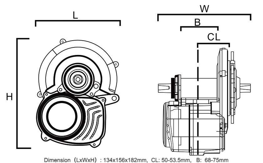 TongSheng TSDZ2B 500W Kit - Image 8